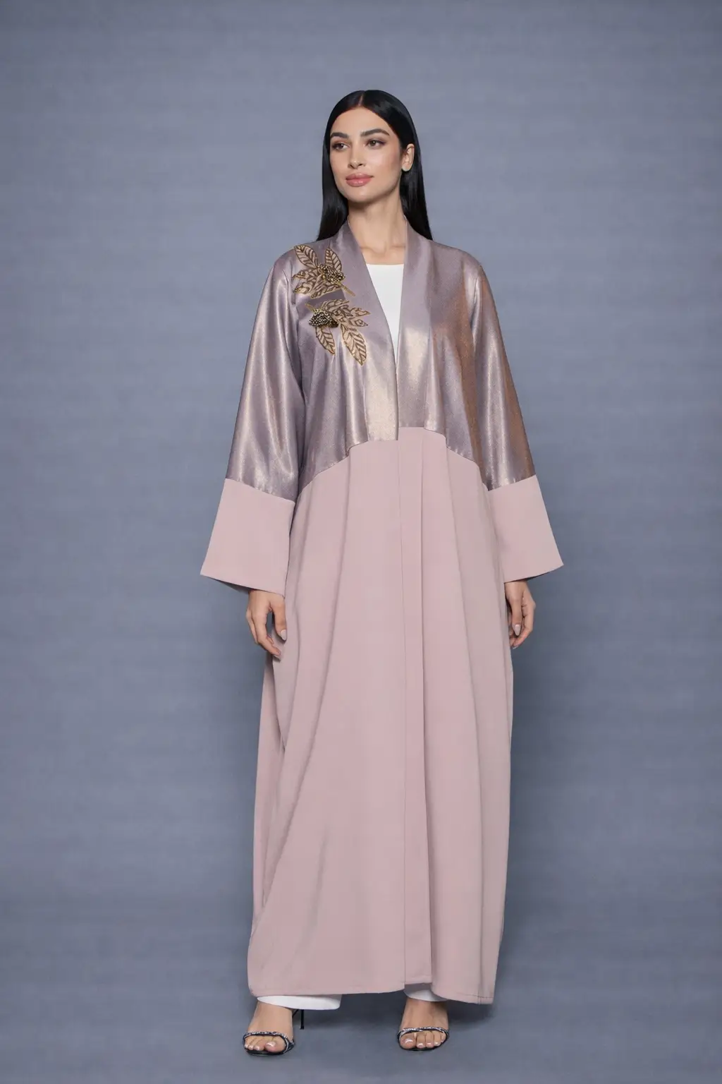 Elegant Crepe Abaya - Colored Abaya by Puella Designs