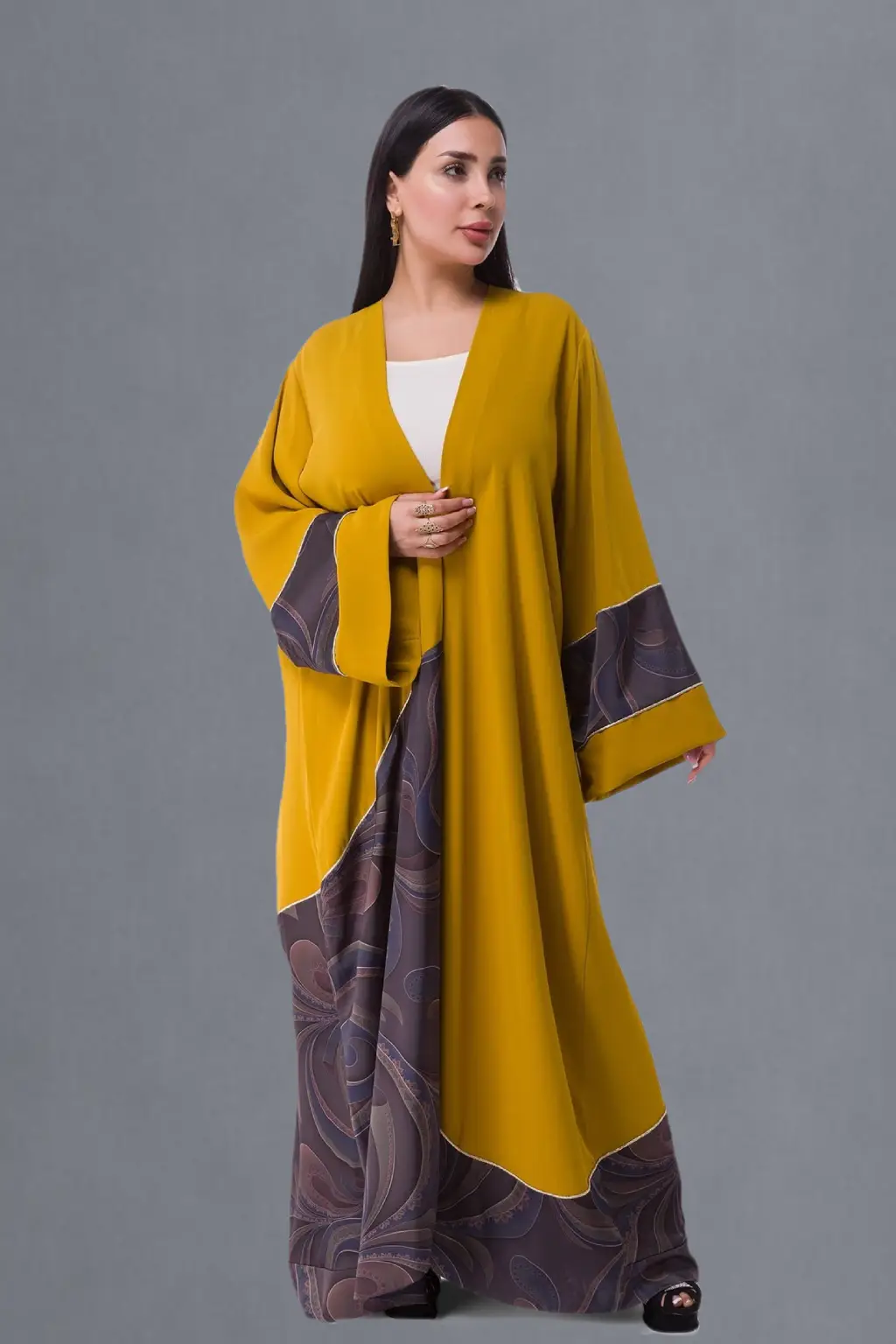 Relaxed Radiance Abaya - Colored Abaya by Puella Designs