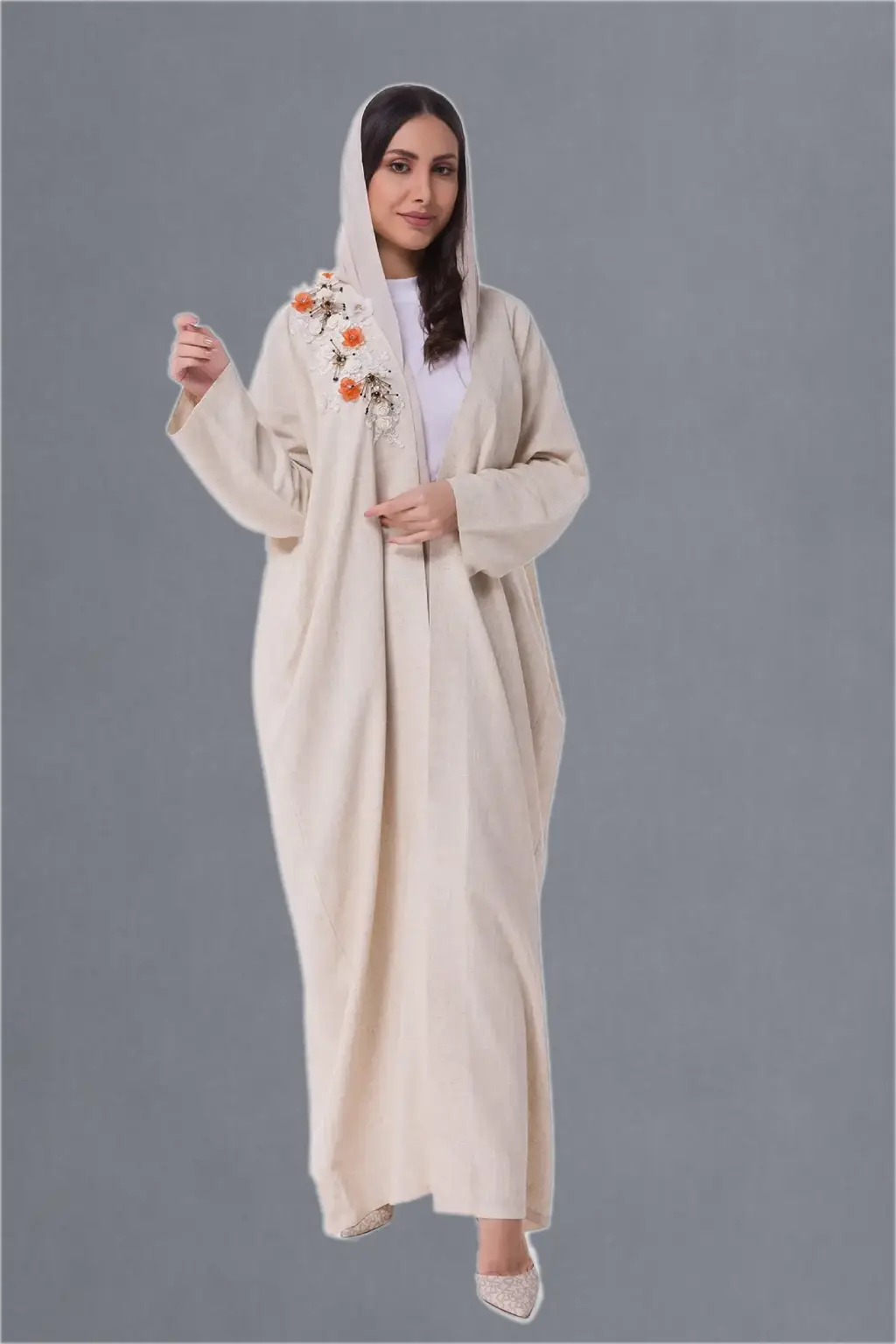 Floral Abaya - Colored Abaya by Puella Designs