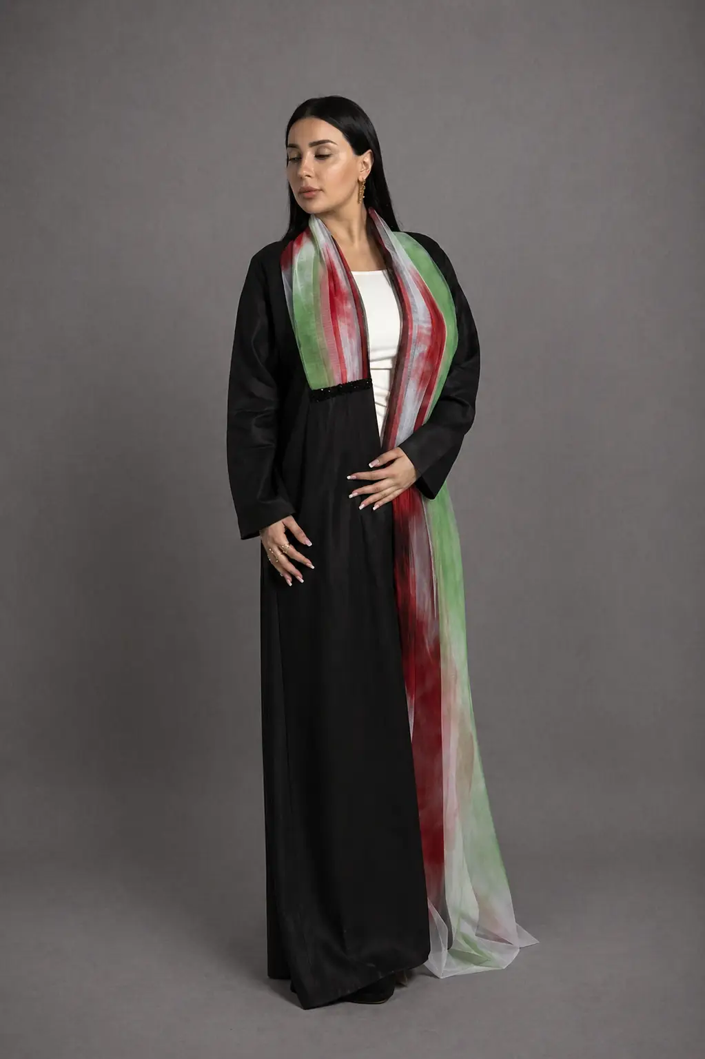 Uae Black Abaya In Dubai - Black Abaya by Puella Designs