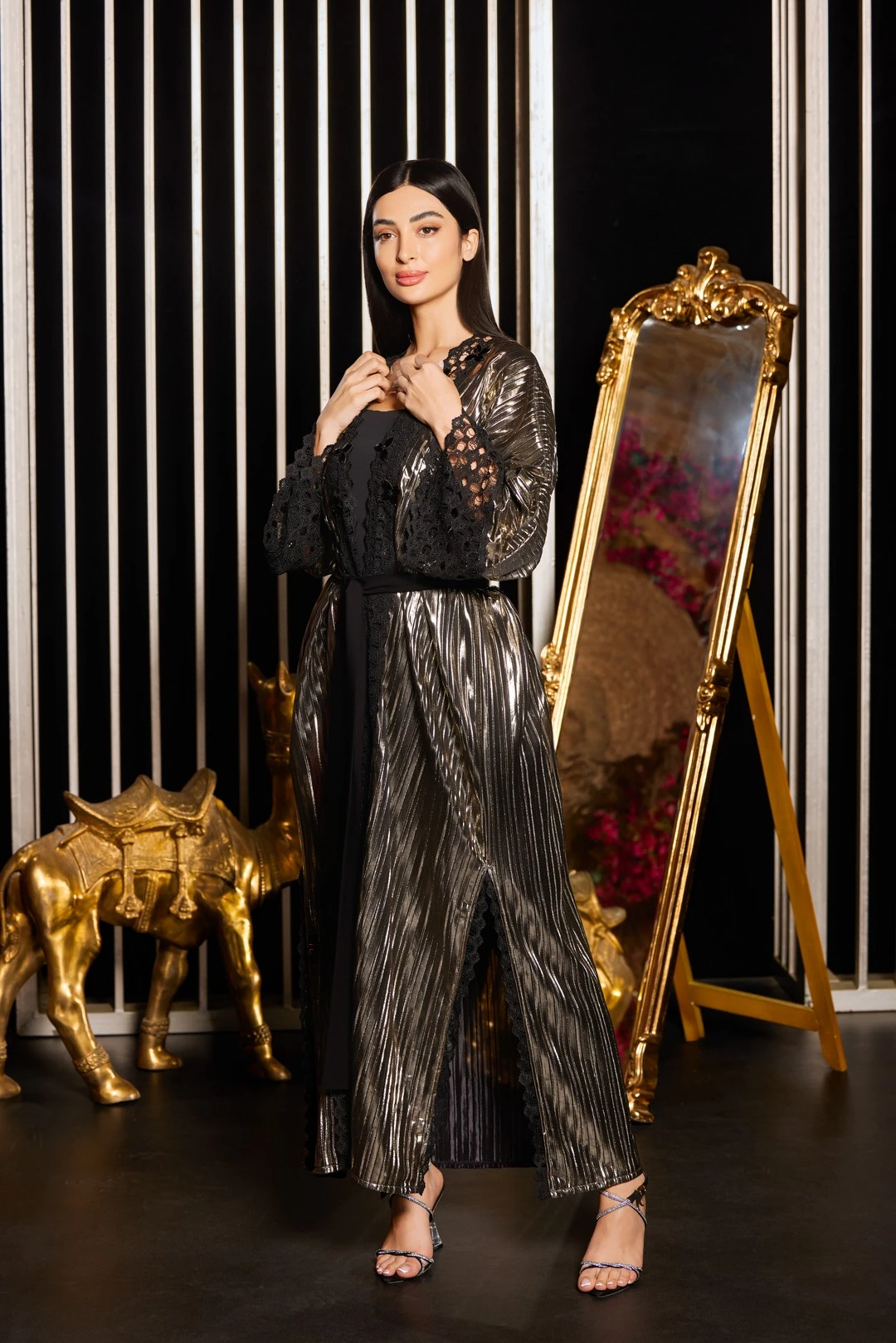 Eclipse Radiance Abaya - Colored Abaya by Puella Designs - view 2