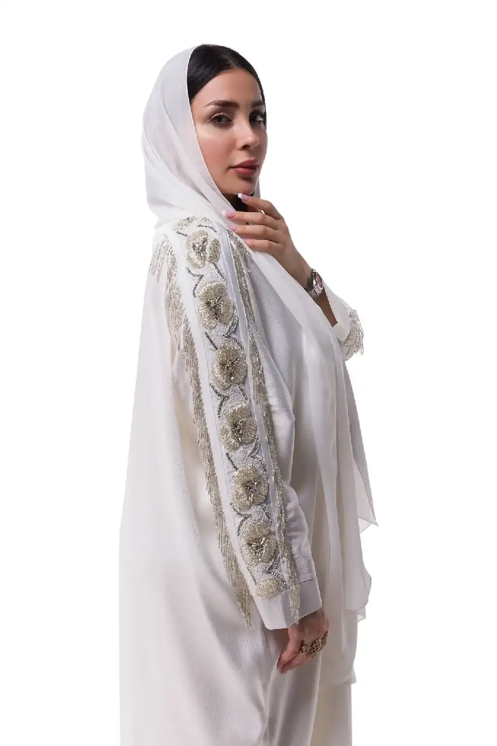 Evening Reverie Abaya - Colored Abaya by Puella Designs - view 2