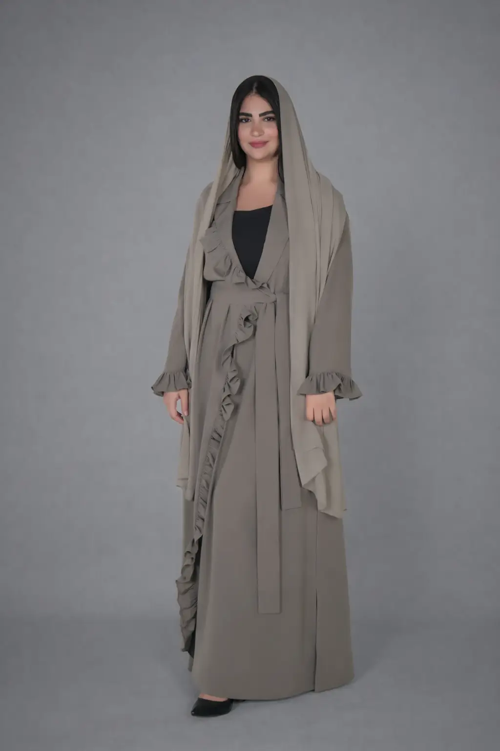 Femininity And Modern - Colored Abaya by Puella Designs
